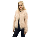 New Winter Women Faux Fur Coat Open Front Long Sleeve Fluffy Warm Outerwear Jacket Short Overcoat