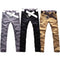 Men's Stylish Pants Slim Fit Casual Trousers Long Straight Leg