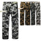 New Men Cargo Trousers Camouflage Multi-Pockets Camping Work Military Style Outdoor Casual Pants