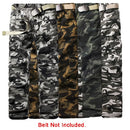 New Men Cargo Trousers Camouflage Multi-Pockets Camping Work Military Style Outdoor Casual Pants