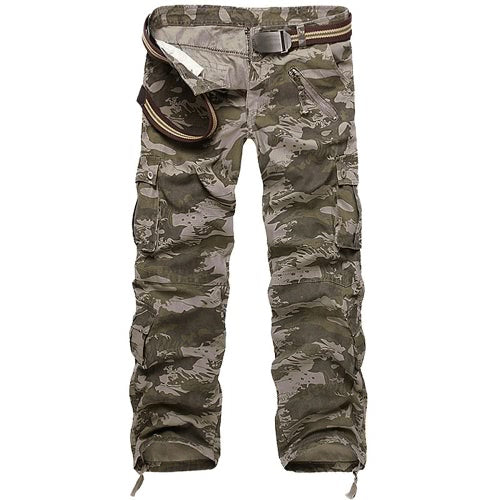 Men's Camouflage Military Tactical Casual Outdoor Cargo Pants