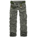 Men's Cargo Pants Military Army Pants Baggy Tactical Outdoor Casual Long Trousers