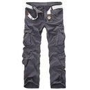 Men's Cargo Pants Military Army Pants Baggy Tactical Outdoor Casual Long Trousers