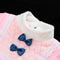 Cute Turtleneck Lace Bow Knot Keyhole Button Princess Dress for Girl