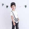 Kids Boys' Top Tee Letter Print Short Sleeve T-Shirt Solid O-Neck Pullover Cotton Tee White/Green/Yellow