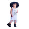 New Unisex Baby Boy Girl Summer Tee Round Neck Sleeveless Cartoon Print Tassel Long Vest Tee White