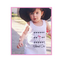 New Unisex Baby Boy Girl Summer Tee Round Neck Sleeveless Cartoon Print Tassel Long Vest Tee White