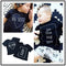 New Boys Kids T-shirt Top Letter Print O-Neck Short Sleeve Pullover Cute Casual Children Shirt Dark Blue