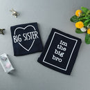 New Boys Kids T-shirt Top Letter Print O-Neck Short Sleeve Pullover Cute Casual Children Shirt Dark Blue