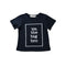 New Boys Kids T-shirt Top Letter Print O-Neck Short Sleeve Pullover Cute Casual Children Shirt Dark Blue