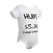 New Fashion Infant Baby Boy Girl Bodysuit Letter Print Rompers Jumpsuit Toddler Overalls Outfit One Piece White