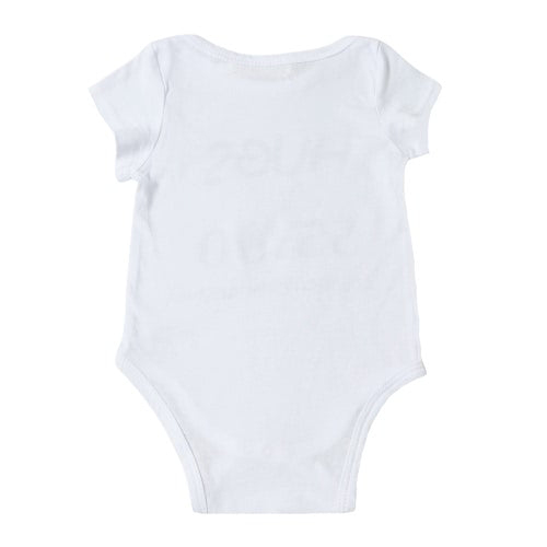 New Fashion Infant Baby Boy Girl Bodysuit Letter Print Rompers Jumpsuit Toddler Overalls Outfit One Piece White