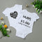 New Fashion Infant Baby Boy Girl Bodysuit Letter Print Rompers Jumpsuit Toddler Overalls Outfit One Piece White