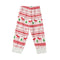 New Girls Boys Kids Two-Piece Set Pajama Christmas Sleepwear O-Neck Long Sleeves Casual House Coat Child Top Pants Red