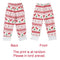 New Girls Boys Kids Two-Piece Set Pajama Christmas Sleepwear O-Neck Long Sleeves Casual House Coat Pants White