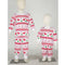 New Girls Boys Kids Two-Piece Set Pajama Christmas Sleepwear O-Neck Long Sleeves Casual House Coat Pants White