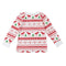 New Girls Boys Kids Two-Piece Set Pajama Christmas Sleepwear O-Neck Long Sleeves Casual House Coat Pants White