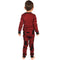 Christmas Family Pajama Set Kids Boys Girls Reindeer Printed Sleepwear Nightwear Long Sleeve Top Trousers Red