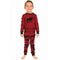 Christmas Family Pajama Set Kids Boys Girls Reindeer Printed Sleepwear Nightwear Long Sleeve Top Trousers Red