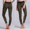 Sexy Women Sport Leggings Mesh Insert Splicing High Waist Skinny Casual Gym Yoga Pants Dark Green