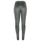 Fashion Women Long Pants Metallic Sequined Elastic Waist Bandage Casual Slim Trousers