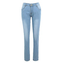 New Sexy Women Skinny Denim Jeans Classic High Waist Washed Slim Pants Tights Pencil Trousers Dark Blue/Blue/Light Blue