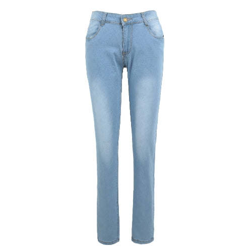 New Sexy Women Skinny Denim Jeans Classic High Waist Washed Slim Pants Tights Pencil Trousers Dark Blue/Blue/Light Blue