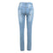 New Sexy Women Skinny Denim Jeans Classic High Waist Washed Slim Pants Tights Pencil Trousers Dark Blue/Blue/Light Blue