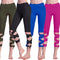 Fashion Women Lace Up Ballet Dancing Leggings High Waist Push Up Fitness Skinny Pants Pantalon Workout Leggings