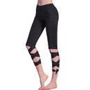 Fashion Women Lace Up Ballet Dancing Leggings High Waist Push Up Fitness Skinny Pants Pantalon Workout Leggings