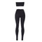 Sexy Women Two-piece Set Strapless Crop Top Bandage Bodycon Long Pants Solid Slim Party Club Suits