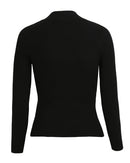 Women Knit Sweater Pullover Jumper Turtleneck Long Sleeve High Elastic Solid Slim Knitted Tops