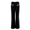 Women Casual Pants Straight Leg Pants High Waist Zipper Solid OL Work Wear Trousers