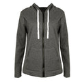 Fashion Women Hoodies Sweatshirt Coat Solid Long Sleeve Pocket Zip UP Hooded Outerwear Jacket Black/Red/Dark Grey