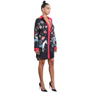 New Autumn Women Casual Floral Print Shirt Dress Buttons Long Sleeve Tunic Vintage Boho Beach Party Dress