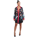 New Autumn Women Casual Floral Print Shirt Dress Buttons Long Sleeve Tunic Vintage Boho Beach Party Dress