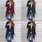 Women Waffle Knitted Cardigan Coat Open Front Turn-down Collar Bertha Loose Long Outwear