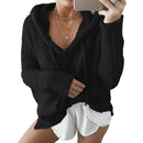 Women Winter Warm Drawstring Hooded Sweatshirt Sweaters Faux Fur Outwear Hoodie Casual Overcoat