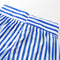 Women Pants Contrast Stripes Print High Waist Straight Wide Legs Bow Tie Casual Trousers Party Wear