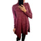 Women T-shirt Dress Solid Color High Neck Long Sleeve A-Line Flare Mini Basic Casual One-Piece