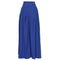 Women Pants Solid Color High Waist Wide Loose Legs Pockets Casual Palazzo Baggy Clubwear Trousers