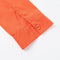 New Fashion Women Chiffon Blouse V-Neck Rolled Sleeve Cross Hem Solid Shirt Top Orange