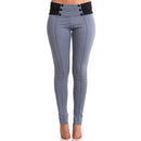 New Fashion Women Slim Pants Elastic Low Waist Buttons Sexy Bodycon Skinny Pencil Leggings Trousers