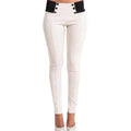 New Fashion Women Slim Pants Elastic Low Waist Buttons Sexy Bodycon Skinny Pencil Leggings Trousers