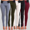 New Fashion Women Slim Pants Elastic Low Waist Buttons Sexy Bodycon Skinny Pencil Leggings Trousers