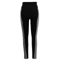 Women Sports Leggings Stretch Yoga Pants Elastic Workout Gym Fitness Jogging Tights Trousers Black