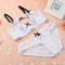 Sexy Women Unpadded Bra Set Sheer Lace Cut Out Bow Underwire Thin Adjustable Strap Underwear Lingerie