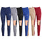 New Sexy Women Denim Jeans Ripped Hole Tights High Waist Skinny Bodycon Pants Pencil Trousers