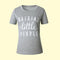 New Fashion Summer Women T-Shirt Letter Print O-Neck Short Sleeves Sport Outdoor Casual Top