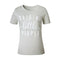 New Fashion Summer Women T-Shirt Letter Print O-Neck Short Sleeves Sport Outdoor Casual Top